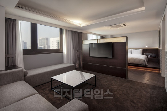 프라이빗 파티 등을 즐길 수 있는 글래드 하우스 내부 전경.<대림 제공>